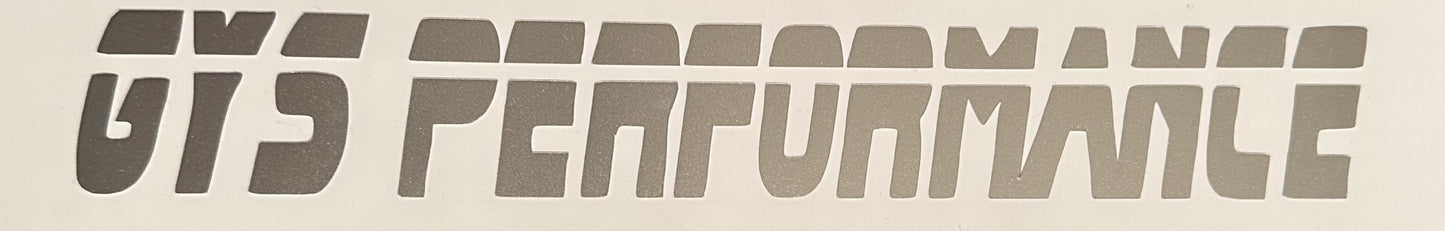GYS PERFORMANCE 1.5"x 9" Sticker
